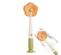 Brosse de nettoyage de couvercle | Brosse à gobelet,Ventouse en forme de modèle éponge Brosse à vaisselle multifonction pour cuisine salle de bain évier voyage café vin