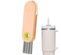 Brosse de nettoyage de couvercle de tasse 3 en 1, brosse de nettoyage multifonction 3 en 1 - Mini brosse pour bouteille d'eau Brosse de nettoyage pour couvercle,Brosse de nettoyage multifonctionnelle
