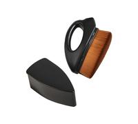 Brosse de Nettoyage de Disque, Brosse de Nettoyage de Platine, Brosse Antistatique, Brosse de Nettoyage de Disque Noire pour Albums LP CD Cartouche