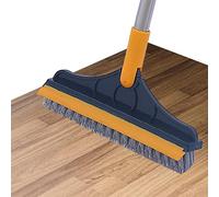 Brosse de nettoyage de douche, brosse à récurer avec long manche, brosse de nettoyage 2 en 1 | Brosse à récurer réglable en forme de V, tête de brosse triangulaire rotative à 120 degrés