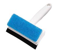 Brosse de nettoyage de film d'huile, glaçage de voiture, récurage multifonction, design double face, outil compact pour pare-brise, chiffon de nettoyage pour miroirs, fenêtres, maison