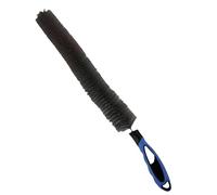 Brosse de nettoyage de jante, brosse de nettoyage de roue, brosse à poils en nylon, brosse de roue pliable avec poils en nylon doux, brosse de nettoyage ergonomique pour jantes de voiture, moteur et