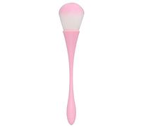Brosse de nettoyage de la poussière pour Nail Art, brosse de maquillage douce et moelleuse pour fard à joues, poudre libre rose