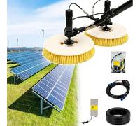 Brosse de Nettoyage de Panneaux solaires,équipement de Lavage Automatique de vitres à Double tête de 70cm, for Panneaux photovoltaïques, Gros véhicules, camions, etc.(7.5m)