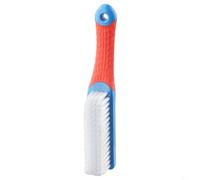 Brosse de nettoyage de tissu de voiture avec manche en nylon pour nettoyage de soudure et retrait de pâte de flux de soudure (5 rangées en plastique blanc)