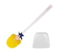 Brosse de nettoyage de toilettes amusante, nouveauté Donald, brosse de salle de bain avec support, brosse de cuvette de toilette, cadeau, accessoires ménagers(J)