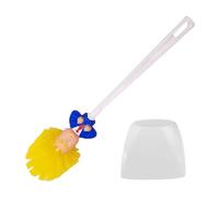 Brosse de nettoyage de toilettes amusante, nouveauté Donald, brosse de salle de bain avec support, brosse de cuvette de toilette, cadeau, accessoires ménagers(L)