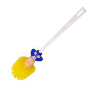 Brosse de nettoyage de toilettes amusante, nouveauté Donald, brosse de salle de bain avec support, brosse de cuvette de toilette, cadeau, accessoires ménagers(F)