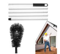 Brosse de Nettoyage de Toit - Brosse pour enlever la crasse du Toit, Brosse Efficace pour enlever la Mousse et Les débris des toits | Comprend des Poils durables, Une Longue poignée et Une Conception