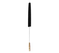 Brosse de nettoyage de ventilation : manche en bois de nylon, fil de fer | galvanisé, outil à prise facile | Nettoyant pour évents secs de 70 cm de long pour conduits d'air