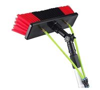 Brosse de Nettoyage de vitres d'extérieur, kit de Nettoyage de vitres avec Perche Extensible, système de Brosse à Perche alimentée en Eau, Outils de Nettoyage de vitres télescopiqu