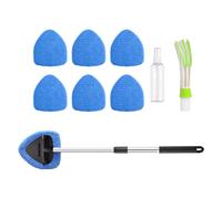 Brosse de Nettoyage de vitres, kit de Brosse de Nettoyage de Pare-Brise | Brosse de de vitres de Pare-Brise de Voiture Extensible, de fenêtre Facile à Nettoyer, Entretien du véhicule