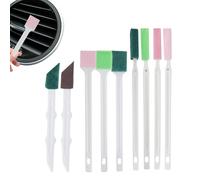 Brosse De Nettoyage des Fentes des Toilettes - Brosse À Récurer À Écart Étroit, Outil Ménager | Nettoyeur De Trous, Dépoussiéreur De Clavier, Épurateur De Coin, De Porte De Rail De Fenêtre, AC