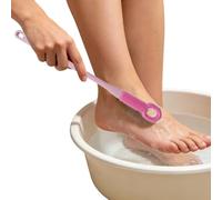 Brosse de nettoyage des orteils - 15,75x1,65x0,67 pouces | Poignée longue, brosses pour le nettoyage des pieds, pas de pliage, personnes âgées | Pour la salle de bain, le lavage des ongles des pieds,
