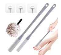 Brosse De Nettoyage Des Orteils - Rondelle À Pied À Long Manche, Poils Flexibles En Silicone, Poignée Non Glissée | Scurpor De Bain De Douche Avec Pointe De Précision Pour Les Orteils, Outil De Nettoy