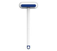 Brosse de nettoyage double face pour écran de fenêtre - Rasoir anti-peluches avec long manche ergonomique - Outil de nettoyage des poils d'animaux domestiques