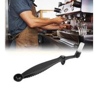 Brosse de nettoyage double usage pour machine à café et cuillère électrique : outil de nettoyage 2 en 1 avec tête de filtre avec poignée ergonomique pour cafetières à expresso et café goutte à goutte