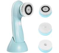 Brosse de nettoyage du visage 3 en 1, brosse électrique pour le visage, brosse à récurer électrique avec poils, éponge de soins de santé pour le démaquillage, exfoliant facial rechargeable