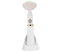Brosse de nettoyage du visage électrique nettoyage doux pauvres ouverts bouchés pour les soins de la peau Massage Beauty (Blanc)