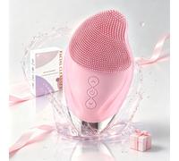 Brosse de nettoyage du visage, grattoir facial en silicone rechargeable. Brosse électrique pour le visage avec protection des yeux, pour le nettoyage et le massage Taille UniqueSilicone