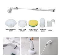 Brosse de nettoyage électrique multifonction rotative, 4000mAh, outil de nettoyage Turbo pour salle de bain,