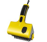 Brosse de nettoyage électrique pour barbecue sans fil avec batterie rechargeable de 2600 mAh, 2 têtes rotatives pour barbecue, salle de bain et cuisine