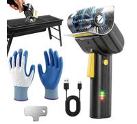 Brosse de nettoyage électrique pour barbecues 600 tr/min, sans fil, 2000 mA