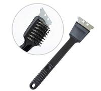 Brosse de Nettoyage en Acier Inoxydable pour déjections d'oiseaux avec grattoir pour Cage à Oiseaux