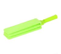 Brosse de nettoyage en microfibre PP pour stores étroits (vert) | Tête de brosse flexible, atteint les espaces étroits, nettoie les lamelles des stores, prise en main ergonomique