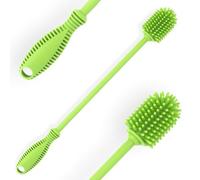 Brosse de Nettoyage en Silicone avec biberon à Long Manche, 31 cm sans BPA, pour biberon, Flacon à Vide, Gourde, Vase, verrerie, Parfait pour Les Petits Cols (Qté1)