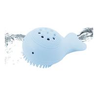 Brosse de nettoyage en silicone pour le visage - Bleu