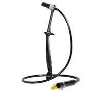 Brosse de nettoyage en silicone pour machine à café, résistante à la chaleur jusqu'à 200 °C, 25,5 cm avec tube flexible de 80 cm, noir