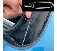 Brosse de nettoyage flexible pour canalisations de toit ouvrant automobile, réfrigérateur, dégivrage des canalisations et conduites de condensat CVC jusqu'à 150 cm (95 cm)