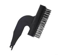 Brosse de nettoyage industrielle pour scie sabre - Tige de fixation de 12,7 mm avec fil d'acier et poils en nylon pour préparation de surface (fil d'acier)