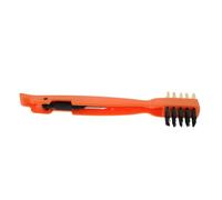Brosse de Nettoyage la Cuisine 1 Pièce en Cuivre PP, pour Plaques | Brosse à Récurer, Manche Antidérapant Pointe Intégrée, la Cuisine, Cantine, Usage Quotidien