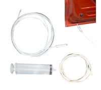 Brosse de nettoyage longue et flexible pour tuyau d'alimentation - Outil de nettoyage de trou de drainage étroit - Évacuation libre - Tuyau d'évacuation universel AC - Portable - Anti-fuite - Tuyau de