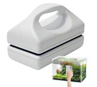 Brosse de nettoyage magnétique pour aquarium Nettoyeur d'algues - Aimant ABS Grattoir d'angle avec gamme dure, outil de nettoyage pour l'entretien du réservoir | Bol à poissons Petit Grand Aquaria