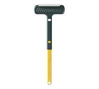 Brosse De Nettoyage Moustiquaire - Raclette 2 en 1 Multi-Usage à Manche Extensible - Outil De Nettoyage pour Vitres - pour terrasse Balcon Porche Porte vitre Miroir poussiéreux à l'extérieur