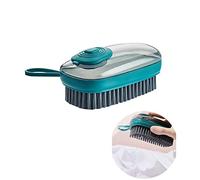 Brosse de Nettoyage Multifonction avec Distributeur de Savon intégré, idéale pour Le Nettoyage des vêtements, Chaussures, évier, sols, carrelages et moquettes