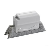 Brosse de nettoyage multifonction pour applications domestiques y compris les lignes de coulis et les ouvertures de ventilation avec pointe de précision (gris)