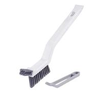 Brosse de nettoyage multifonction, suceur plat portable, brosse à joints avec poignée, brosse de nettoyage légère, accessoire de maison avec utilisation facile, outil de salle de bain et de cuisine