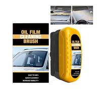 Brosse De Nettoyage - Nettoyant Film D'Huile Film D'Huile Auto,120 Ml Accessoire De Nettoyage Anti-Buée Anti-Pluie | - Pour Camping-car Camion Meubles Pare-brise Rétroviseur Phare Pneu Extérieur Ma