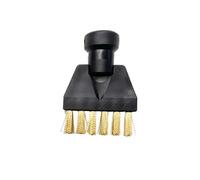 Brosse de nettoyage plate en cuivre compatible avec Karcher for nettoyeur vapeur, adaptateur for buse de nettoyage domestique