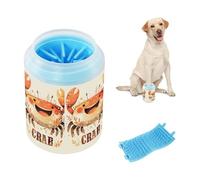 Brosse de nettoyage portable en silicone pour tous les propriétaires d'animaux de compagnie pour chiens de taille moyenne à grande
