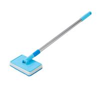 Brosse de nettoyage pour aquarium Grattoir-brosse à algues à manche long | Outil de nettoyage pour bac à poissons pour Aquarium Maison Bassin Mur Végétal Reptile Tortue Bêta