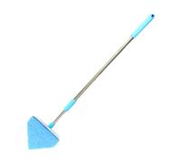 Brosse de Nettoyage pour Aquarium Outil d'entretien Télescopique Épurateur pour Verre Laveur de Réservoir avec Un Manche Confortable Approprié pour L, Triangle