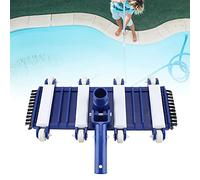 Brosse de Nettoyage pour Aspirateur de Piscine Universelle - Tête d'Aspiration avec Poils Doux - Compatible avec la Plupart des Tuyaux d'Aspiration et Manches Télescopiques