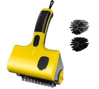 Brosse De Nettoyage pour Barbecue électrique sans Fil, en Acier Inoxydable, avec Cartouche De Liquide, Batterie Rechargeable 2600 Mah, Outil De Nettoyage pour Cuisine Extérieure