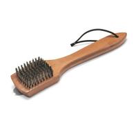 Brosse de nettoyage pour barbecue - WEBER - poignée en bambou, 30 cm, poils en acier inoxydable