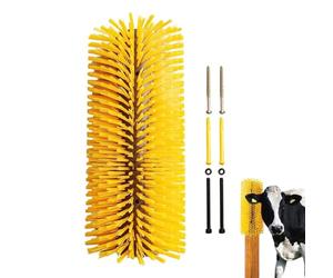 Brosse de nettoyage pour bétail, massage, poils doux | Grattoir à bétail en forme de vache pour ferme en plein air, étal, grange, pâturage, ferme, écurie, mutation, baignade